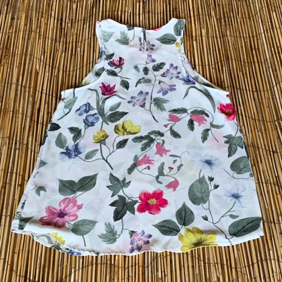 Violet & Claire Vibrant Botanical Halter Shirt L - Picture 11 of 12